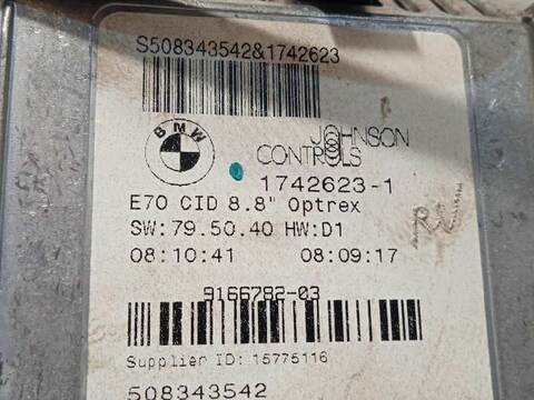 Foto 4ª: Pantalla Multifuncion Bmw X5 3.0 TD CAT 235CV 173KW [306D3] (2008)