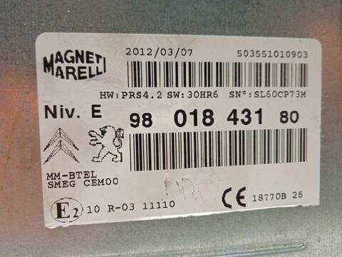 Foto 4ª: Sistema GPS Peugeot 208 ALLURE 95CV 70KW [8FP] (2012)