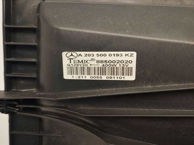 Foto 2ª: Electroventilador Mercedes Clase C 160 180 203.035) BERLINA 129CV 95KW [M111951] (2002)