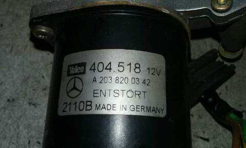 Foto 2ª: Motor Limpia Delantero Mercedes Clase C 160 3.2 V6 18V CAT BERLINA 218CV 160KW [M112946] (2002)