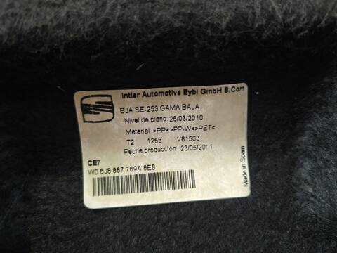 Foto 3ª: Bandeja Trasera Seat Ibiza STYLE ITECH 105CV 77KW [CAY] (2011)