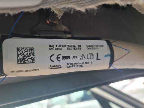 Airbag Cortina Delantero Izquierdo Jeep Renegade LONGITUDE 4WD 120CV 88KW