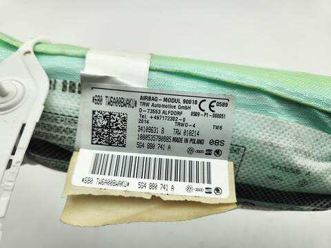 Foto 2ª: Airbag Cortina Delantero Izquierdo Volkswagen Golf ADVANCE BLUEMOTION 105CV 77KW [CLHA] (2014)