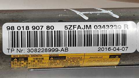 Foto 2ª: Airbag Cortina Delantero Izquierdo Citroen C4 FEEL (2020)