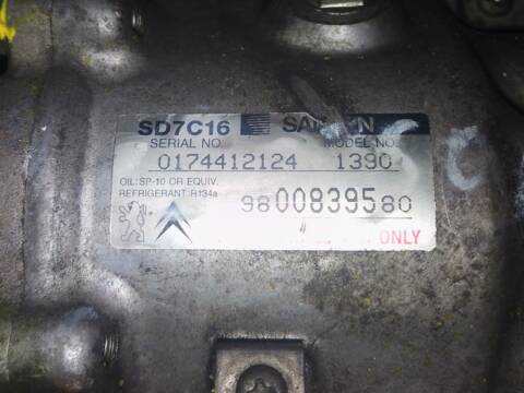 Compresor Aire Acondicionado Citroen C4 1.6 HDI 110 112CV
