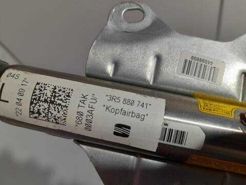 Foto 2ª: Airbag Cortina Delantero Izquierdo Seat Exeo 2.0 TDI 143CV [CAGA] (2008)