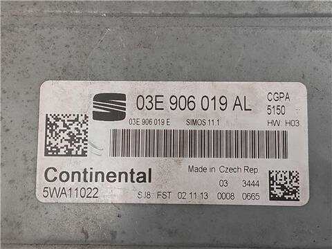 Foto 3ª: Centralita Motor ECU Seat Ibiza 1.2 BERLINA 60CV 44KW [(G) CGP] (2013)