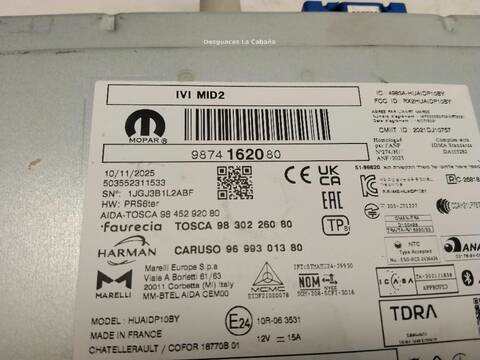 Foto 3ª: Sistema Audio Radio CD Peugeot 208 1.2 HYBRID 136 UPHPYK) (2019)