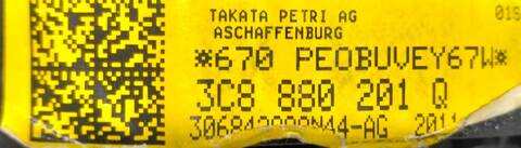 Foto 3ª: Airbag Delantero Izquierdo Volkswagen Golf ADVANCE 1 16V TSI 1390 CM3) 122CV (2008)