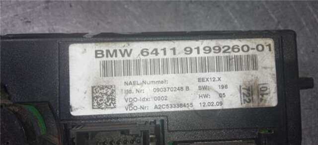 Mando Climatizador Bmw Serie 1 114 2.0 118D [2.0 LTR. - 105 KW TURBODIESEL CAT]