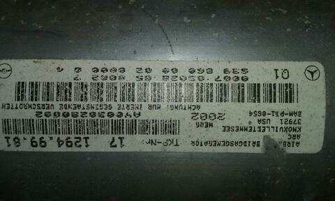 Foto 3ª: Airbag Delantero Derecho Mercedes Vito 2.1 CDI CAT 109CV 80KW (2005)