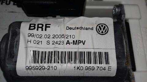 Foto 2ª: Elevalunas Eléctrico Trasero Derecho Volkswagen Touran HIGHLINE 170CV 125KW [BMN] (2007)