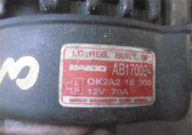 Foto 1ª: Alternador Kia Shuma 1.5 I 16V [BF]
