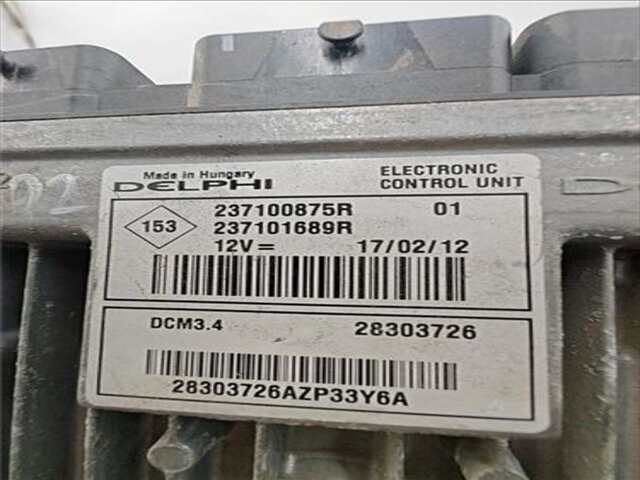 Centralita Motor ECU Nissan NV200 1.5 EVALIA ACENTA [1.5 LTR. - 66 KW DCI CAT]