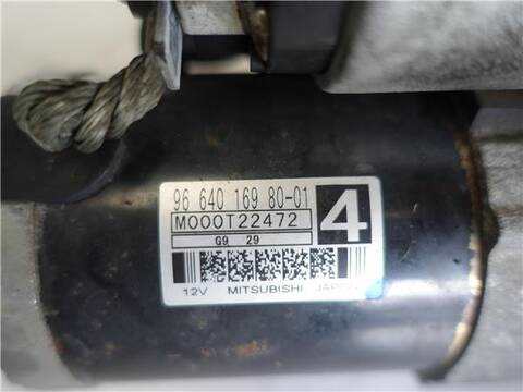Foto 3ª: Motor de Arranque Citroen C4 1.6 HDI BERLINA 90CV 66KW [9HX (DV6ATED4)] (2009)