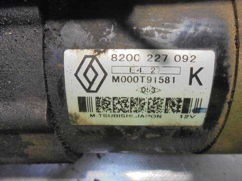 Foto 4ª: Motor de Arranque Renault Kangoo 1.5 DCI DIESEL 82CV 60KW [K9K B7] (2004)