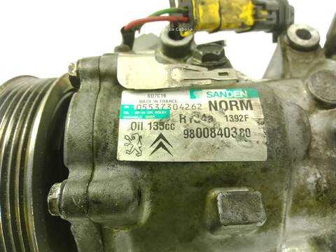 Foto 2ª: Compresor Aire Acondicionado Citroen C5 2.0 HDI 140 140CV [RHF (DW10BTED4)] (2008)