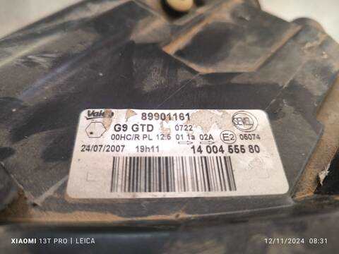 Foto 2ª: Faro Izquierdo Citroen Jumpy VERSION INDEFINIDA (2007)