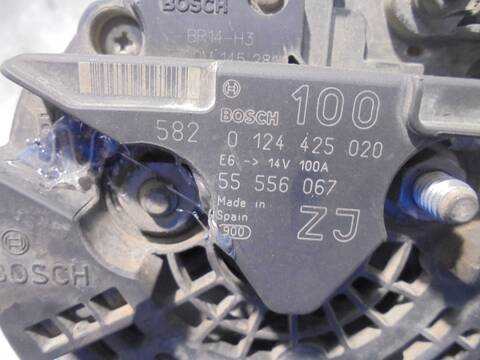 Foto 3ª: Alternador Opel Astra COSMO 105CV 77KW [Z16XEP] (2006)
