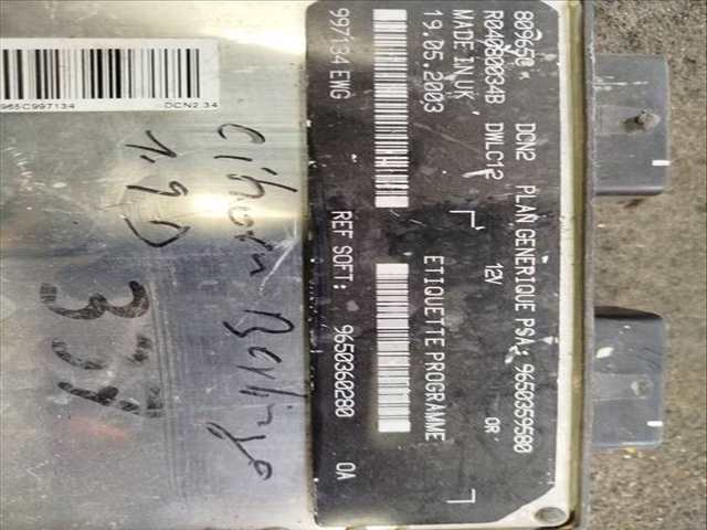 Foto 2ª: Centralita Motor ECU Citroen Berlingo VERSION INDEFINIDA