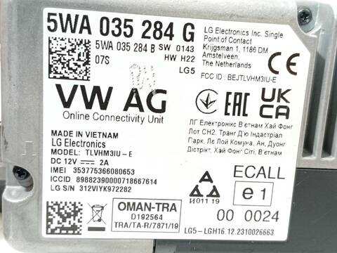 Foto 4ª: Centralita Motor ECU Volkswagen Polo 1.0 TSI 95CV 70KW [DLAC] (2024)