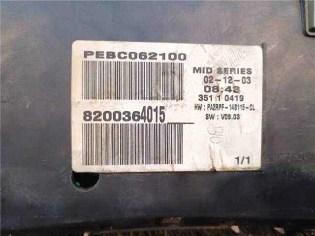 Foto 3ª: Cuadro de Instrumentos Renault Megane 1.9 EMOTION [1.9 LTR. - 66 KW TURBODIESEL] II CLASSIC BERLINA (2003-_)