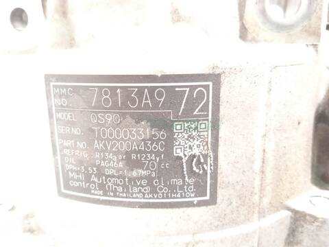 Foto 4ª: Compresor Aire Acondicionado Mitsubishi ASX 2.0 MIVEC CAT 150CV 110KW [4J11] (2020)