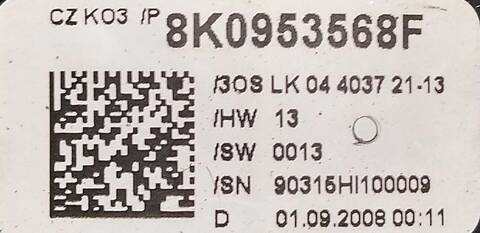 Foto 3ª: Mando Multifuncion Audi A5 2.0 TFSI 132KW) 179CV (2007)