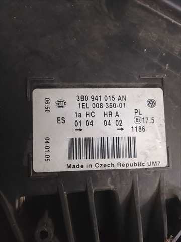 Foto 3ª: Faro Izquierdo Volkswagen Passat 1.9 D [D/AVF] (2004)
