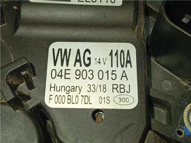 Foto 2ª: Alternador Volkswagen Polo 1.0 R-LINE [1.0 LTR. - 70 KW TSI]