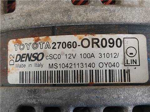 Foto 3ª: Alternador Toyota Auris 2.0 D-4D 126CV 93KW [1AD-FTV] (2013)