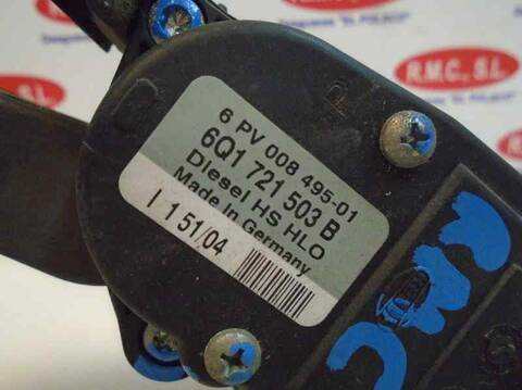 Foto 3ª: Pedal Acelerador Skoda Fabia ATTRACTIVE 64CV 47KW [ASY] (2005)