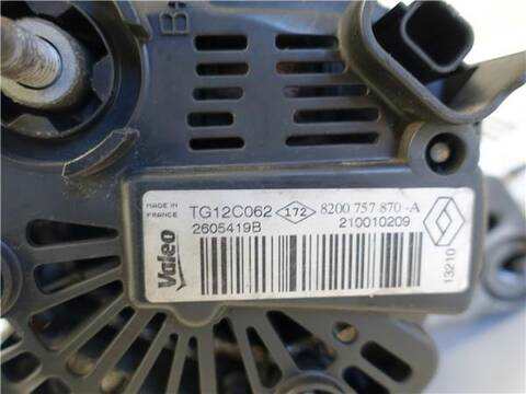 Foto 3ª: Alternador Renault Scenic 1.5 DCI JM1E) 106CV 78KW JM) [D/ K9K P 7] (2007)