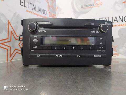 Foto 3ª: Sistema Audio Radio CD Toyota Auris HYBRID ACTIVE 99CV 73KW [2ZR] (2010)