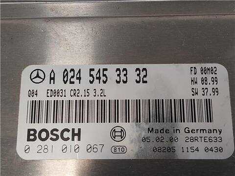 Foto 3ª: Centralita Motor ECU Mercedes Clase S 220 3.2 320 CDI 220.026) BERLINA 197CV 145KW [OM 613.960] (2000)