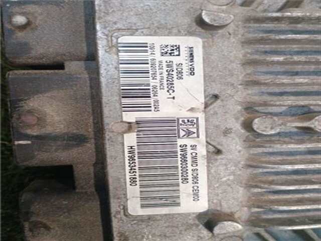 Foto 2ª: Centralita Motor ECU Citroen C3 1.4 HDI 70 FURIO [1.4 LTR. - 50 KW HDI] [8HZ / DV4TD]