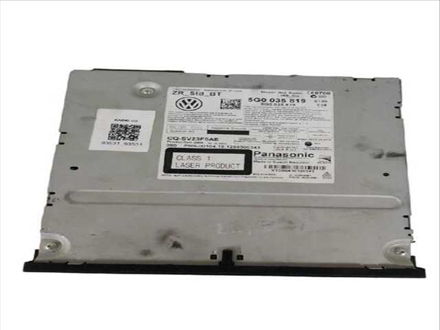 Foto 2ª: Sistema Audio Radio CD Volkswagen Golf 1.6 TDI (2012)