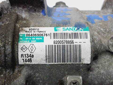 Foto 2ª: Compresor Aire Acondicionado Renault Clio 1.2 16V 75CV 55KW [D4F D7] (2007)