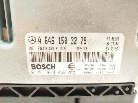Foto 4ª: Centralita Motor ECU Mercedes Vito 111 CDI 639.601 639.603 639.605) 109CV 80KW FURGONETA [646982] (2006)