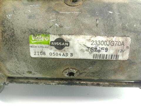 Foto 2ª: Motor de Arranque Nissan Qashqai 2.0 DCI A LAS 4 RUEDAS [M9R] (2006)