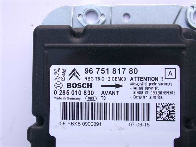 Foto 2ª: Centralita Airbag Peugeot 3008 1.6 HDI 2013-2016 [BH01] (2015)