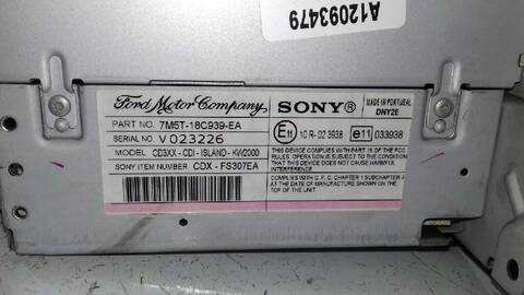 Foto 3ª: Sistema Audio Radio CD Ford Focus 1.8 TDCI TD CAT BERLINA 115CV 85KW [KKDA] (2008)