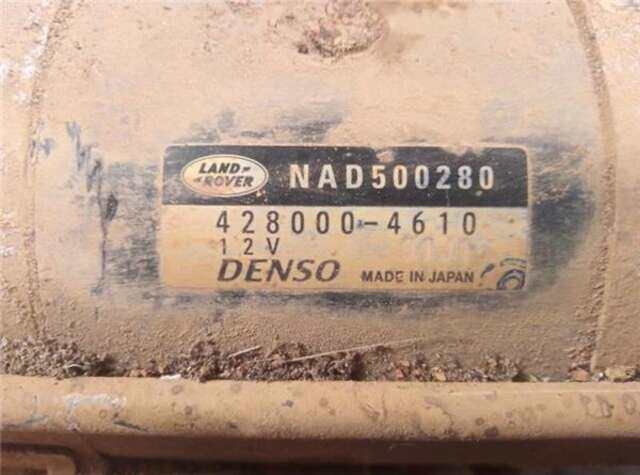 Motor de Arranque Land Rover Range 3.6 TDV8 HSE [3.6 LTR. - 200 KW TD V8]
