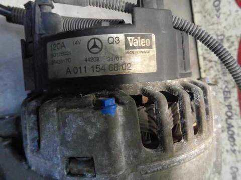 Foto 3ª: Alternador Mercedes Clase C 160 2.0 COMPRESOR CAT COUPE 163CV 120KW [M111955] (2001)