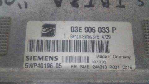 Foto 3ª: Centralita Motor ECU Seat Ibiza VERSION INDEFINIDA (2002)