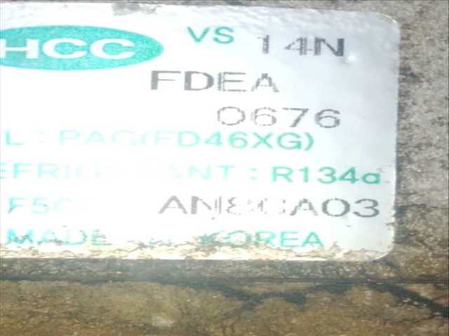 Foto 3ª: Compresor Aire Acondicionado Kia Ceed 1.6 CRDI 90 HATCHBACK HATCHBACK ED) (2006)