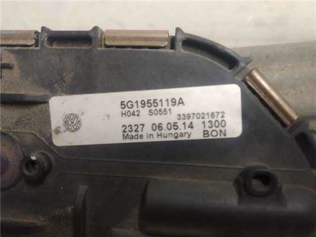 Foto 3ª: Motor Limpia Delantero Volkswagen Golf 1.6 BLUEMOTION [1.6 LTR. - 81 KW 16V TDI DPF] [CRKB]