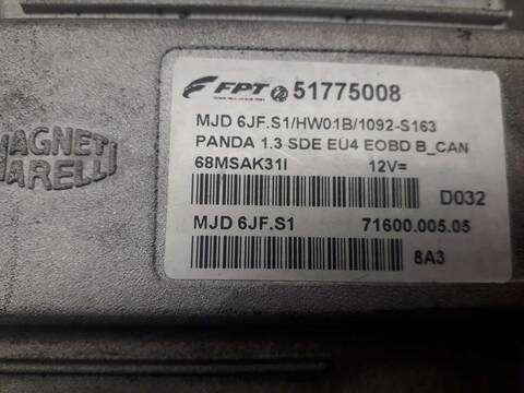 Foto 3ª: Centralita Motor ECU Fiat Panda GASOLINA [188A8000] (2009)