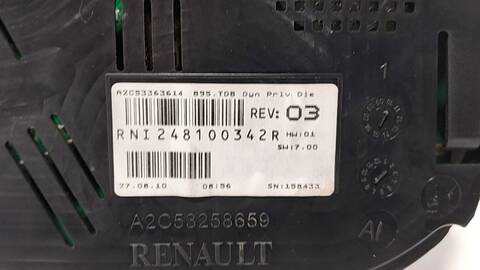 Foto 3ª: Cuadro de Instrumentos Renault Megane 1.9 DCI DIESEL 131CV (2008)
