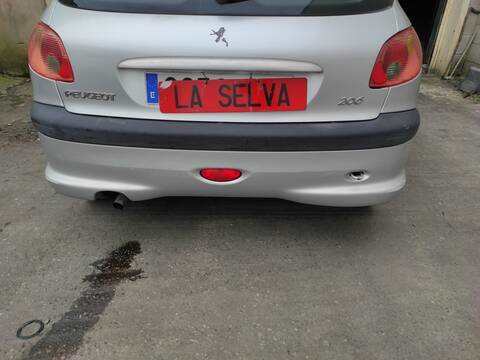 Paragolpes Trasero Peugeot 206 KFW